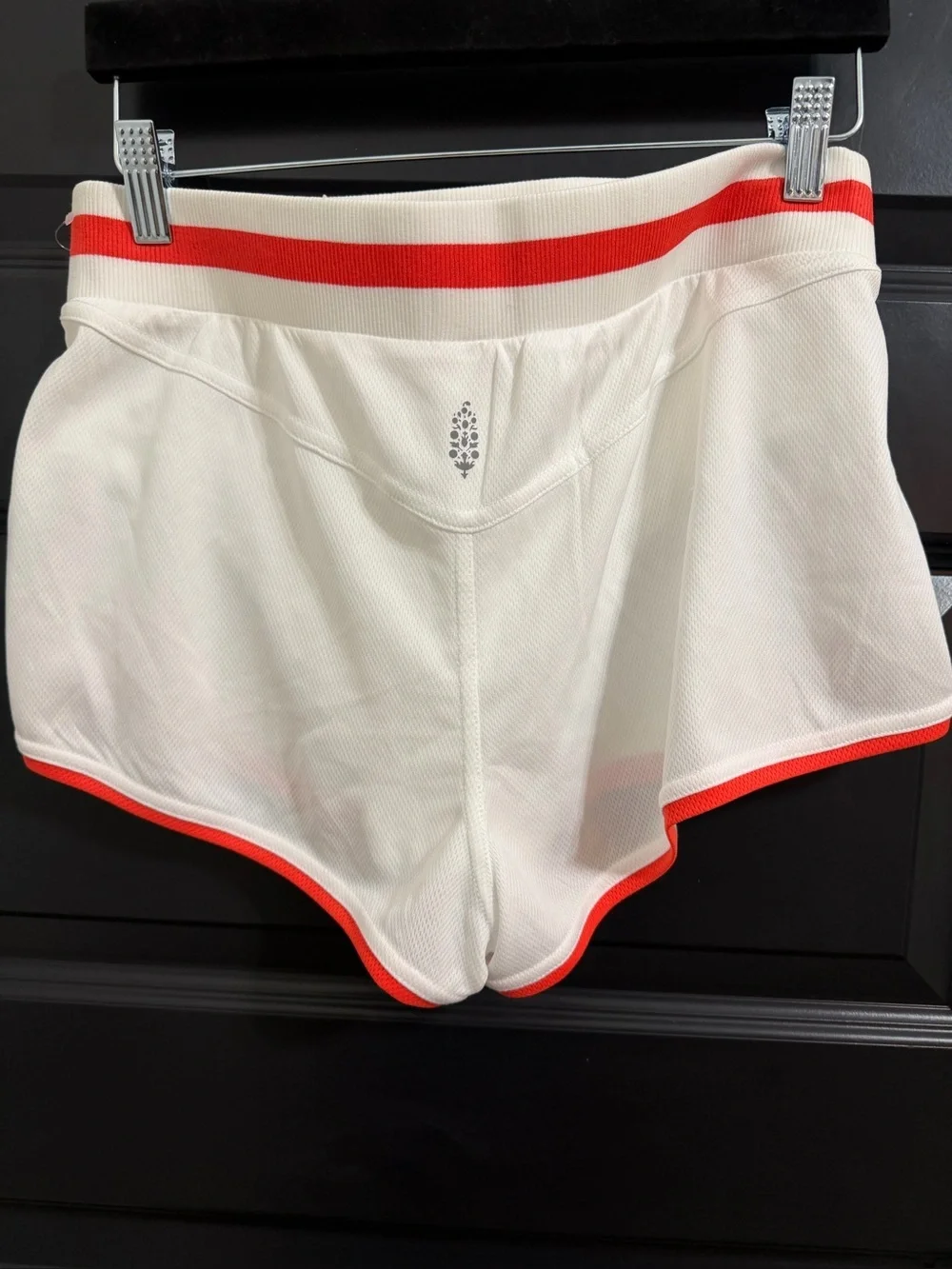 NWOT Free People, Prep In Your Step Shorts, Medium in White Combo